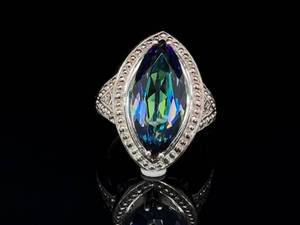 Absolutely Stunning Mystic Quartz Estate Ring VIDEO