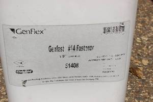 lot 21 image: 10 (250 MM) Genfast # 14 Heavy Duty Fasteners