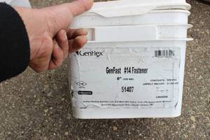 lot 28 image: 8 (200 mm) Length GenFast # 14 Fasteners