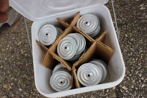 lot 30 image: 3 ( 76 mm) Insulation Fastening Plates