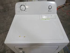 lot 105 image: Amana 6.5 cu. ft. Electric Dryer in White NED4655EW