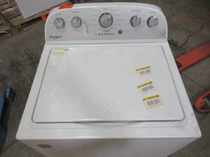 lot 106 image: Whirlpool 4.3 cu. ft. High-Efficiency Top Load Washer with Quick Wash in White, 12 Cycles WTW5000DW