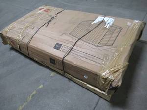 lot 400 image: Keter Factor 8 ft. x 6 ft. Outdoor Storage Shed, 213039 - MISSING BOX - FOR PARTS OR RESTORE
