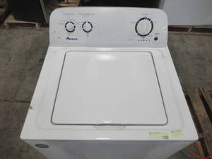 lot 124 image: Amana 3.5 cu. ft. Top Load Washer in White NTW4516FW