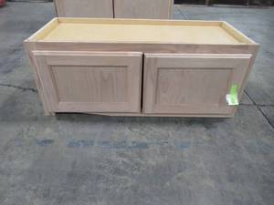lot 216 image: Hampton Bay Assembled 30x12x12 in. Wall Bridge Kitchen Cabinet KW3012-UF
