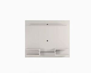 lot 243 image: Manhattan Comfort Plaza Off White Wall-mounted Integrated TV Mount 224BMC1