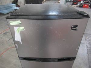 lot 308 image: Rca 7.5 cu. ft. Mini Refrigerator with Stainless Look RFR725