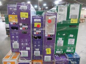lot 10 image: UNTOUCHED Wholesale Pallet of 40 43 50 55 & 58 Smart Ultra HD TVs - $ 3,689.86 RETAIL VALUE