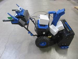 lot 3 image: Snow Joe 100-Volt iONPRO 24 in. Cordless Dual-Stage Snow Blower with 2 x 5.0 Ah Batteries and Charger ION100V-24SB