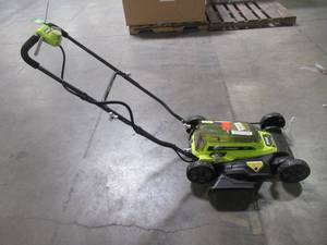 lot 30 image: Ryobi 18 in. 40-Volt 2-in-1 Lithium-Ion Cordless Battery Walk Behind Push Mower RY401100-Y
