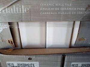 lot 2 image: Restore 3 in. x 6 in. Ceramic Bevel Bright White Subway Tile (400 Sq Ft)