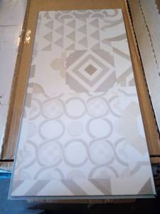 lot 7 image: Atascosa Neutral Geo Tile 12 in. W x 23.82 in. L Luxury Vinyl Plank Flooring (71.46 Sq Ft)