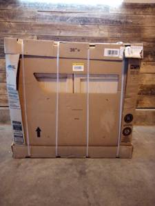 lot 45 image: Hampton Assembled 36x34.5x24 in. Sink Base Kitchen Cabinet in Unfinished Beech