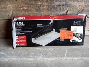 lot 108 image: 12 in. Quick-Cut Vinyl Tile VCT Cutter by Roberts