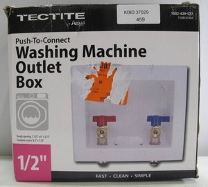 lot 459 image: Apollo-Tectite Washing Machine Outlet Box