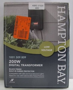 lot 482 image: Hampton Bay Low-Voltage 200-Watt Landscape Transformer