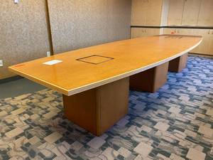 lot 23 image: 168 Conference Table W Pop-up connectionpower ports