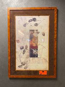 lot 27 image: Lot of 2-  Framed Art Prints (nature themed)