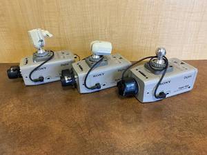 lot 42 image: SONY Lot of 3-  Hyper HAD Color Video Cameras
