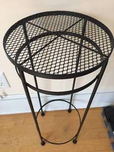 lot 111 image: Metal Accent Table