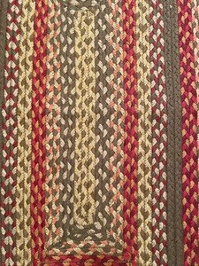 lot 191 image: Two Braided Rugs