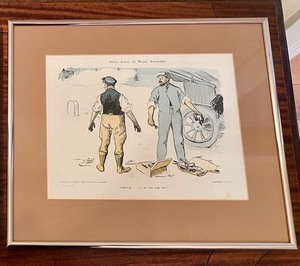 lot 150 image: Petite Scenes du Monde Automobile Framed Prints