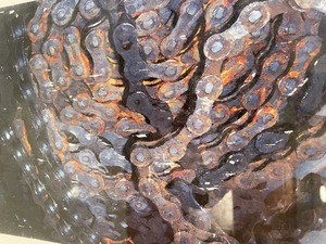 lot 73 image: Art entitled Chain, Chain, Chain..... By Mary Beth Coyle