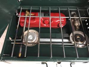 lot 260 image: Coleman Dual Burner Camp Stove