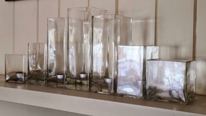 lot 30 image: Decorative Glass Candleholders