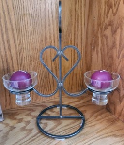 lot 168 image: Danish Candleholder and Candles