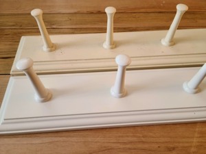 lot 172 image: Pair of Wood Wall Hooks