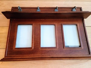 lot 177 image: Wooden Picture Frame With Hooks