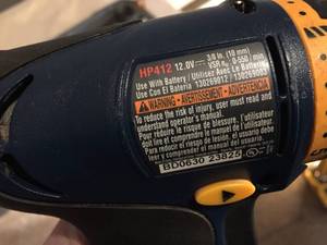 lot 265 image: Ryobi Rechargeable Drill