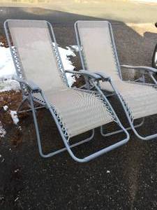 lot 278 image: Two Matching Patio Loungers