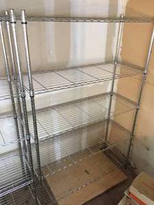 lot 290 image: 3 NFS Metal Shelving Systems