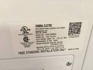 lot 297 image: General Electric Chest Freezer