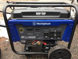 lot 298 image: WestingHouse Generator WGEN6000