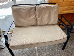 lot 229 image: Patio Couch with Cushions