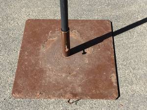 lot 376 image: Patio Umbrella and Stand