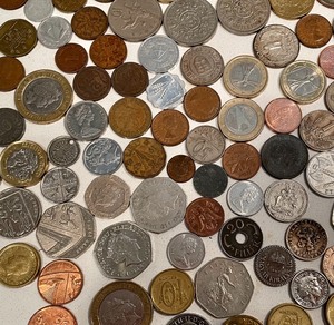 lot 410 image: Lot of Various Foreign Coins