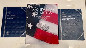 lot 412 image: 3 Collectors Coin Books