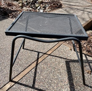 lot 405 image: 3 Petite Outdoor Accent Tables