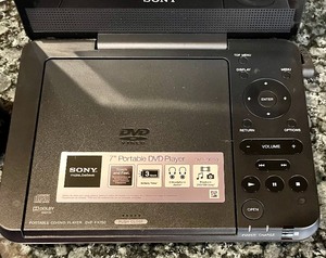 lot 439 image: Sony Portable DVD Player with Charger and Remote
