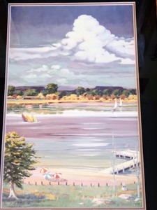 lot 18 image: Playn Around Lake Elmo Framed Print