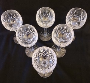 lot 36 image: Waterford Crystal Wine Glasses