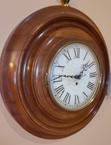 lot 66 image: Large Wooden Wall Clock