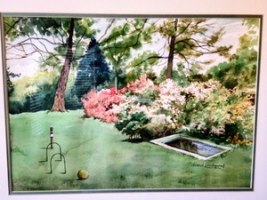 lot 67 image: Scenic Watercolor Painting by David Lockwood
