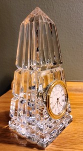 lot 95 image: Waterford Crystal Clock