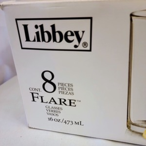 lot 154 image: New Libby Glassware Set