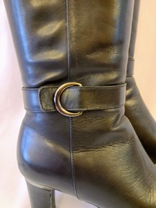 lot 183 image: Blondo Black Leather Calf Boots